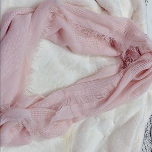 Pink scarf